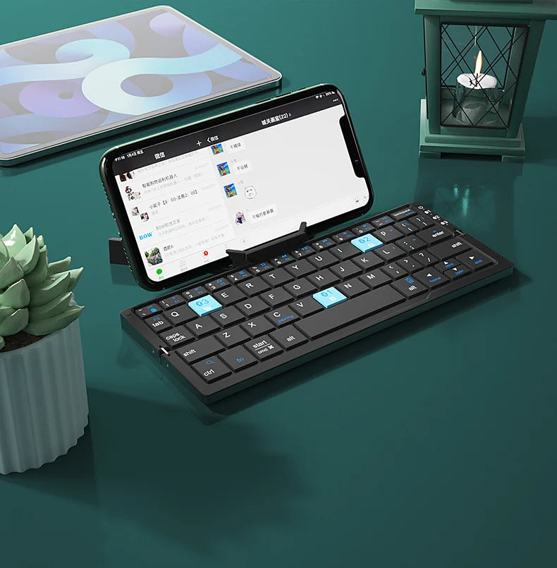 Mini Folding Bluetooth Keyboard